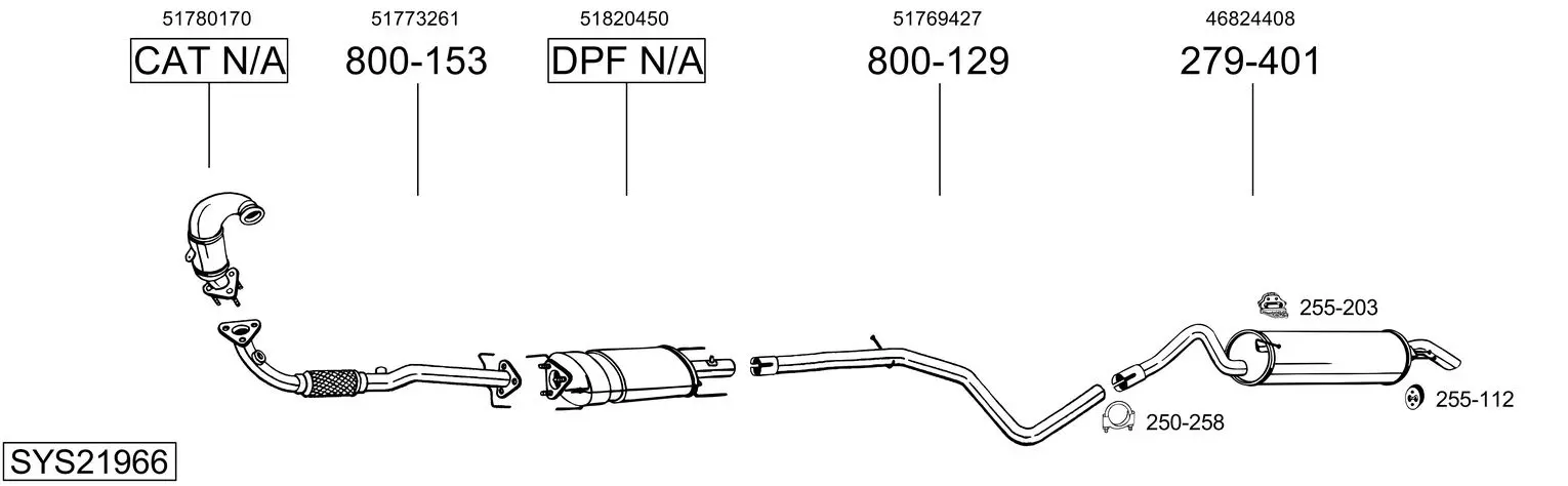Изпускателна система BOSAL               