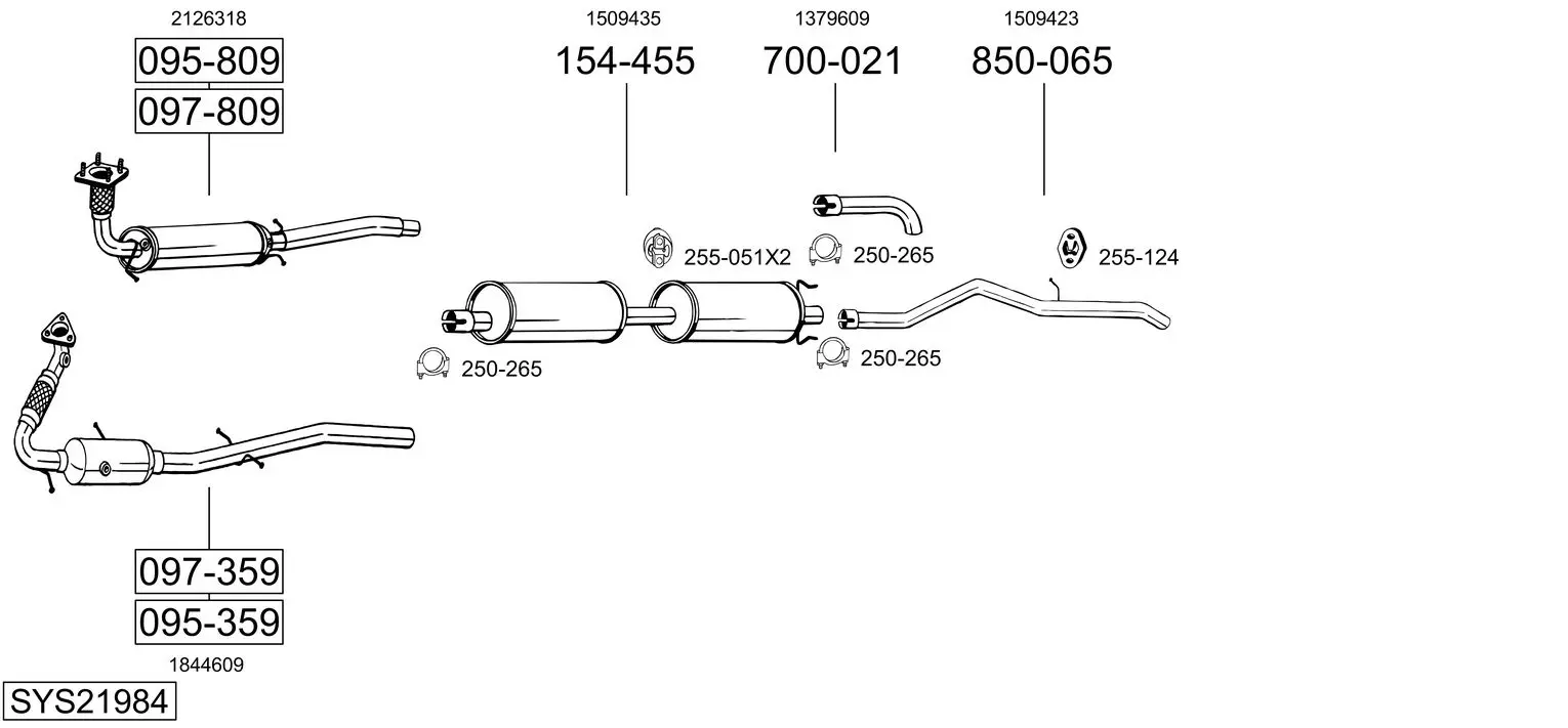 Изпускателна система BOSAL               