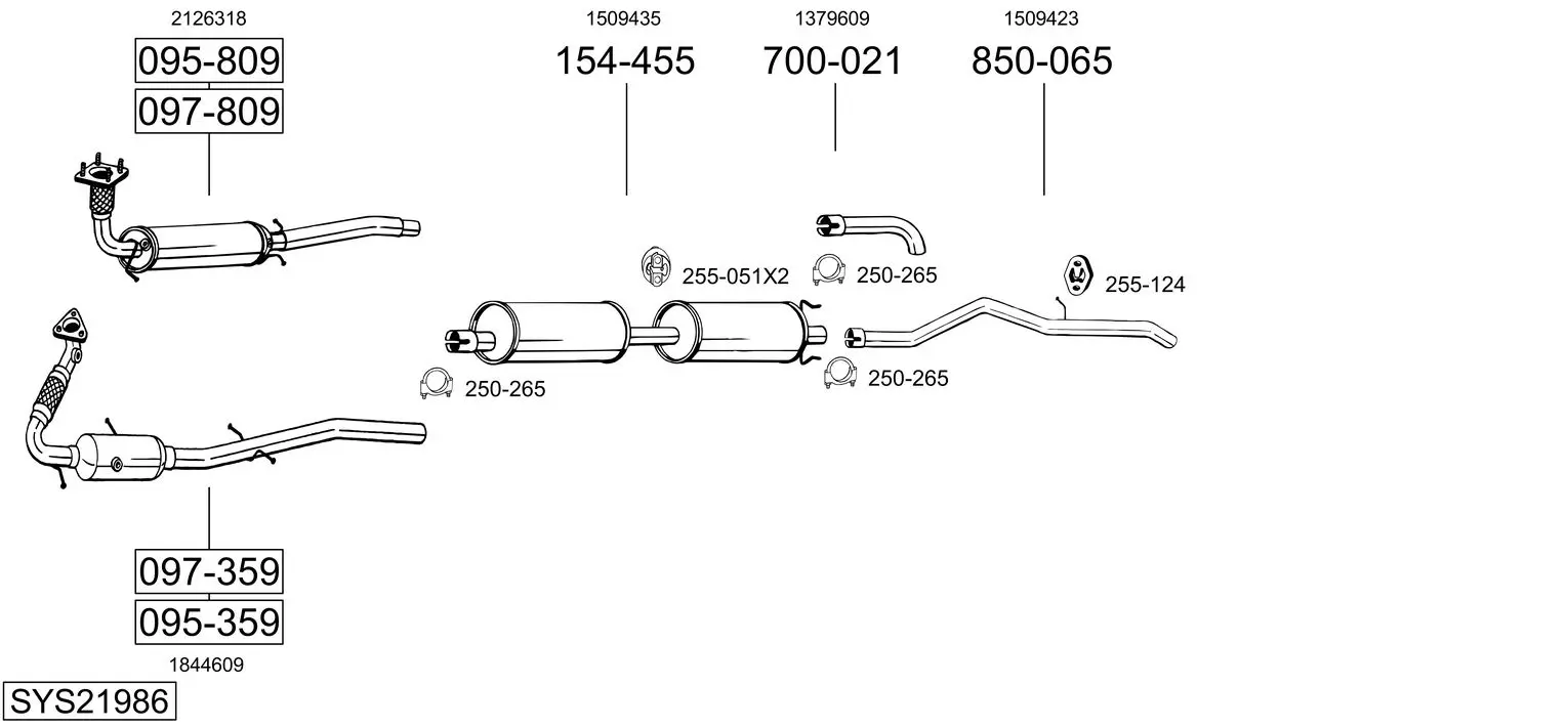 Изпускателна система BOSAL               