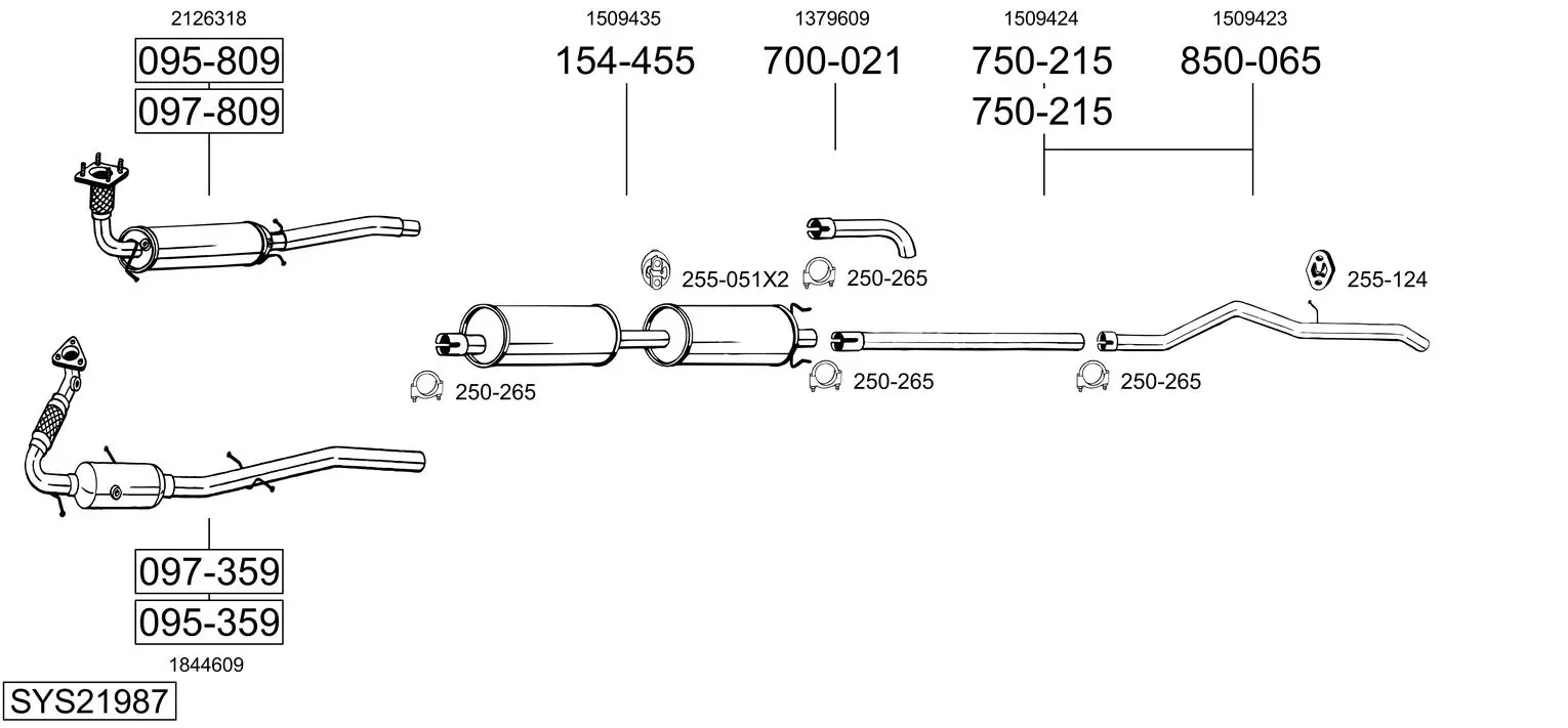 Изпускателна система BOSAL               