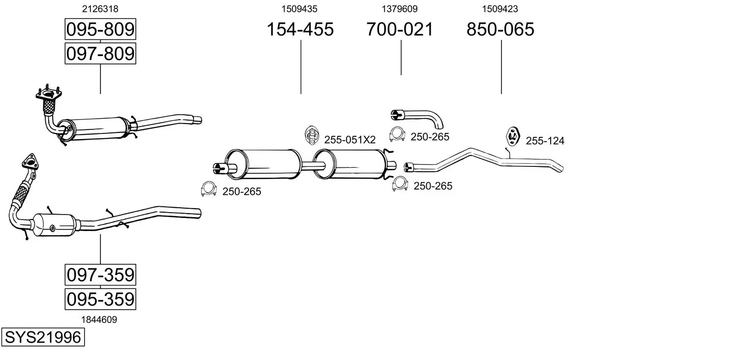 Изпускателна система BOSAL               