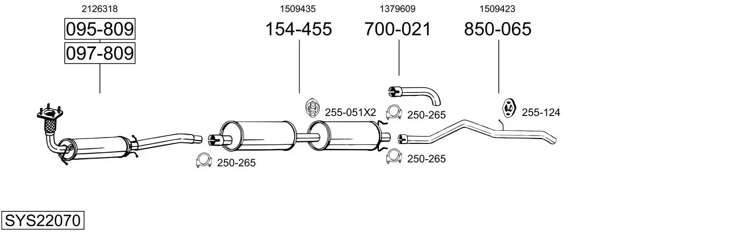 Изпускателна система BOSAL               