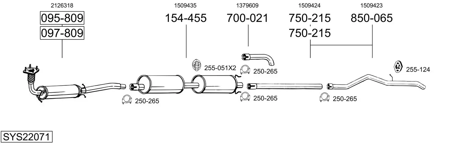 Изпускателна система BOSAL               