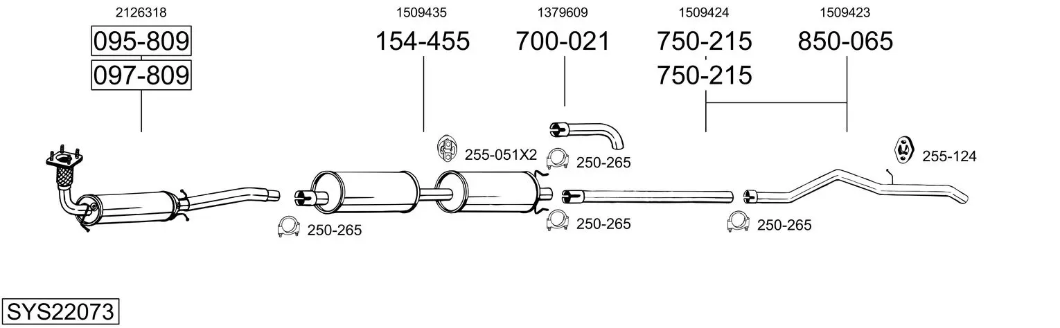 Изпускателна система BOSAL               