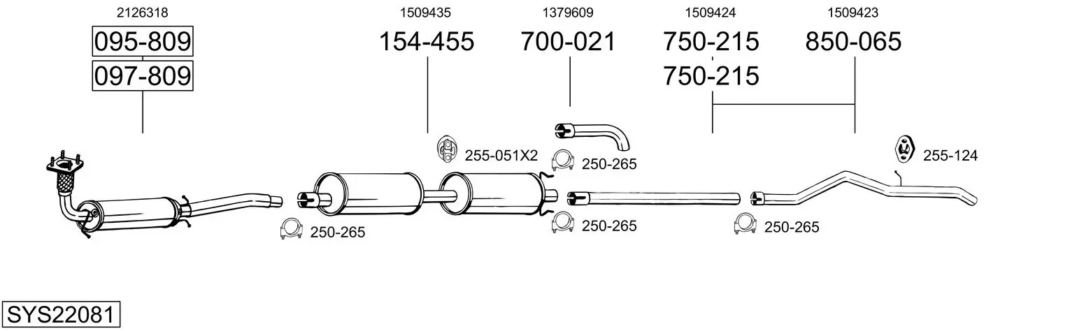 Изпускателна система BOSAL               