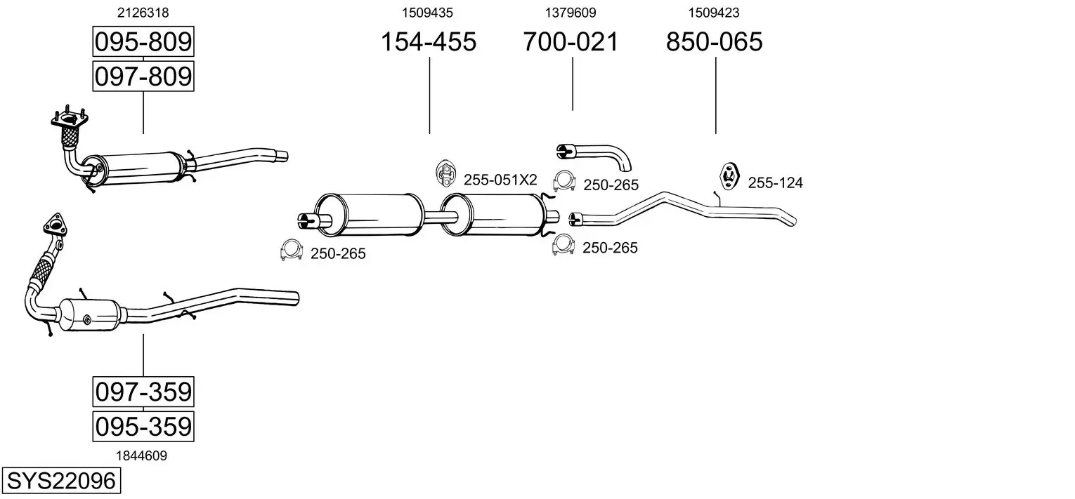 Изпускателна система BOSAL               