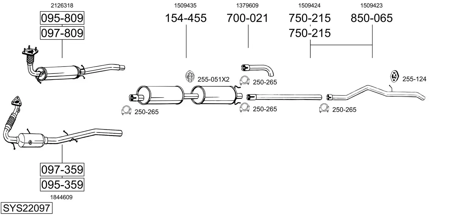 Изпускателна система BOSAL               