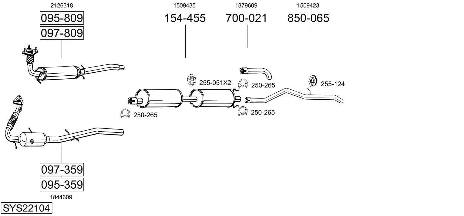 Изпускателна система BOSAL               