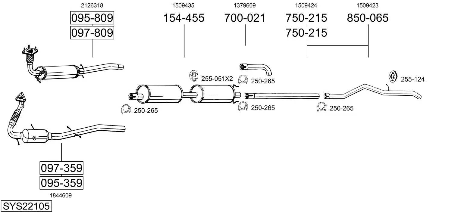 Изпускателна система BOSAL               