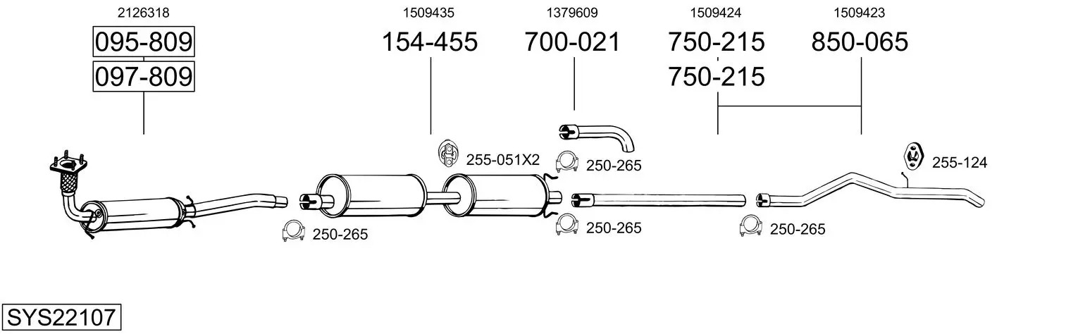 Изпускателна система BOSAL               