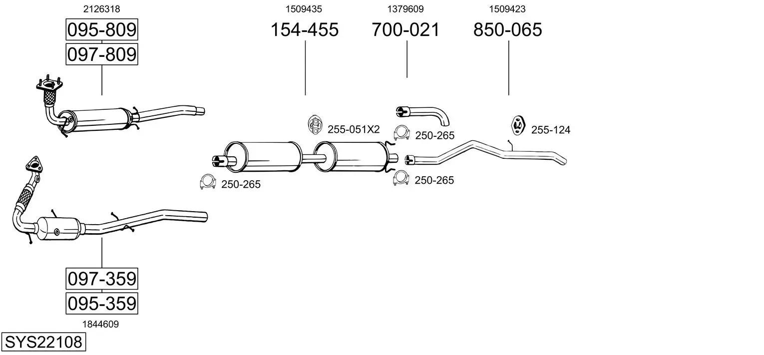 Изпускателна система BOSAL               