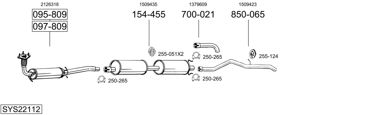Изпускателна система BOSAL               