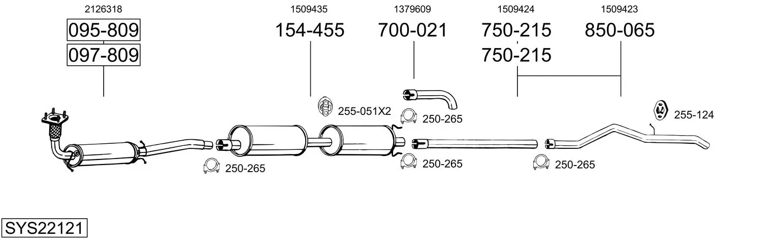 Изпускателна система BOSAL               
