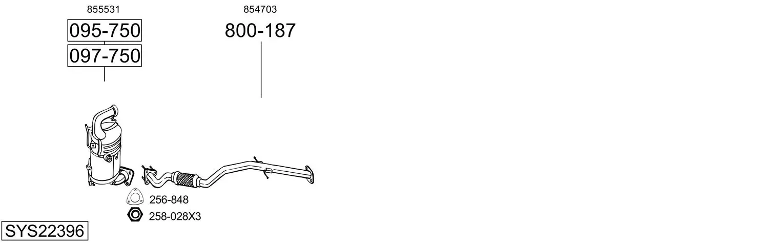 Изпускателна система BOSAL               