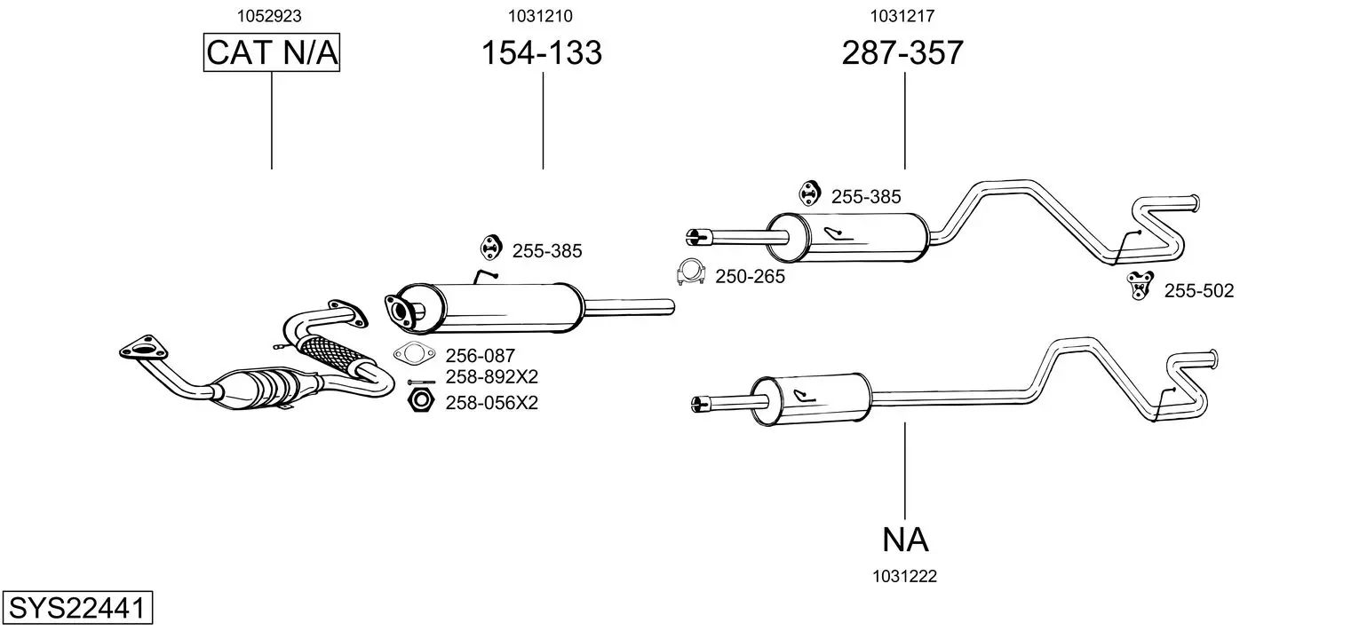 Изпускателна система BOSAL               