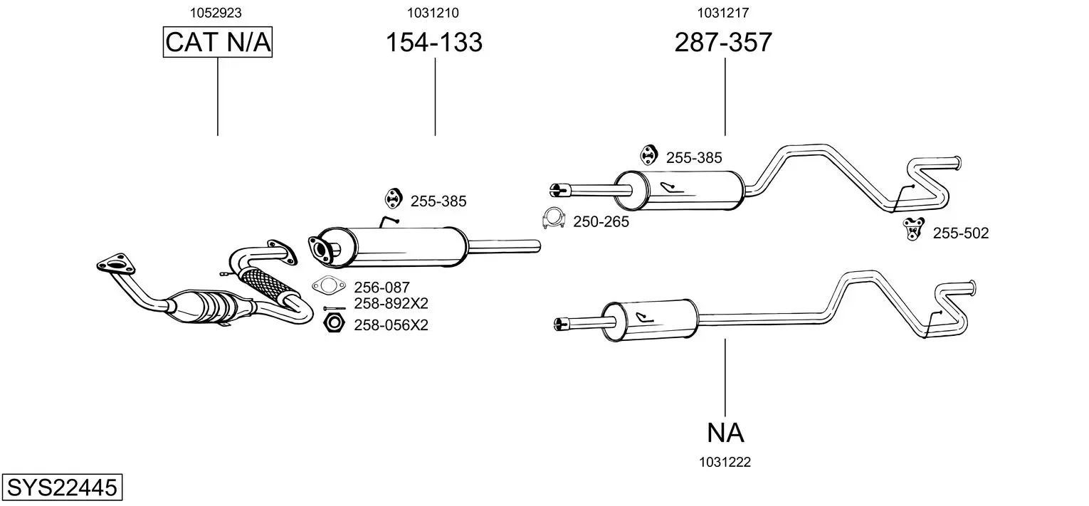 Изпускателна система BOSAL               