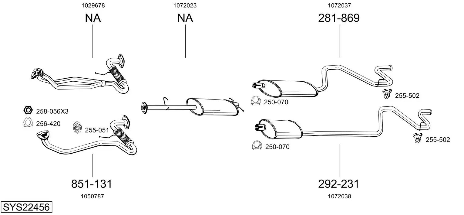 Изпускателна система BOSAL               