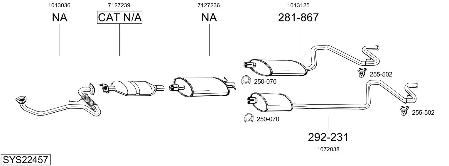 Изпускателна система BOSAL               