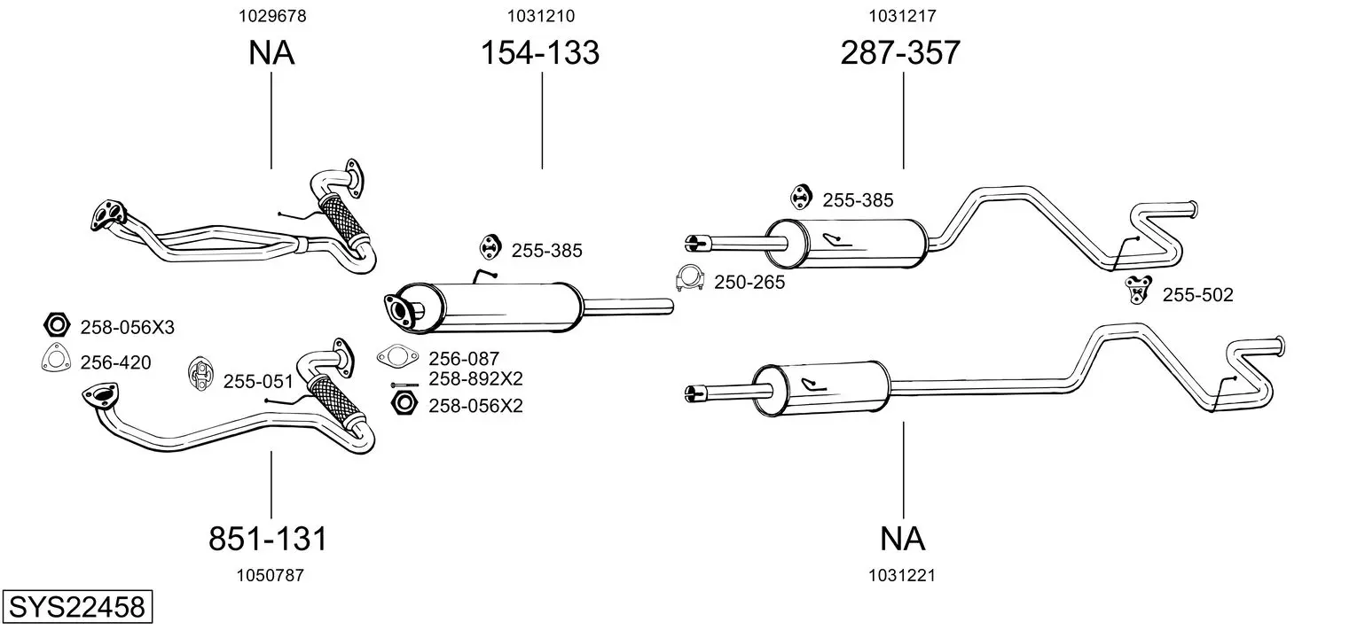 Изпускателна система BOSAL               