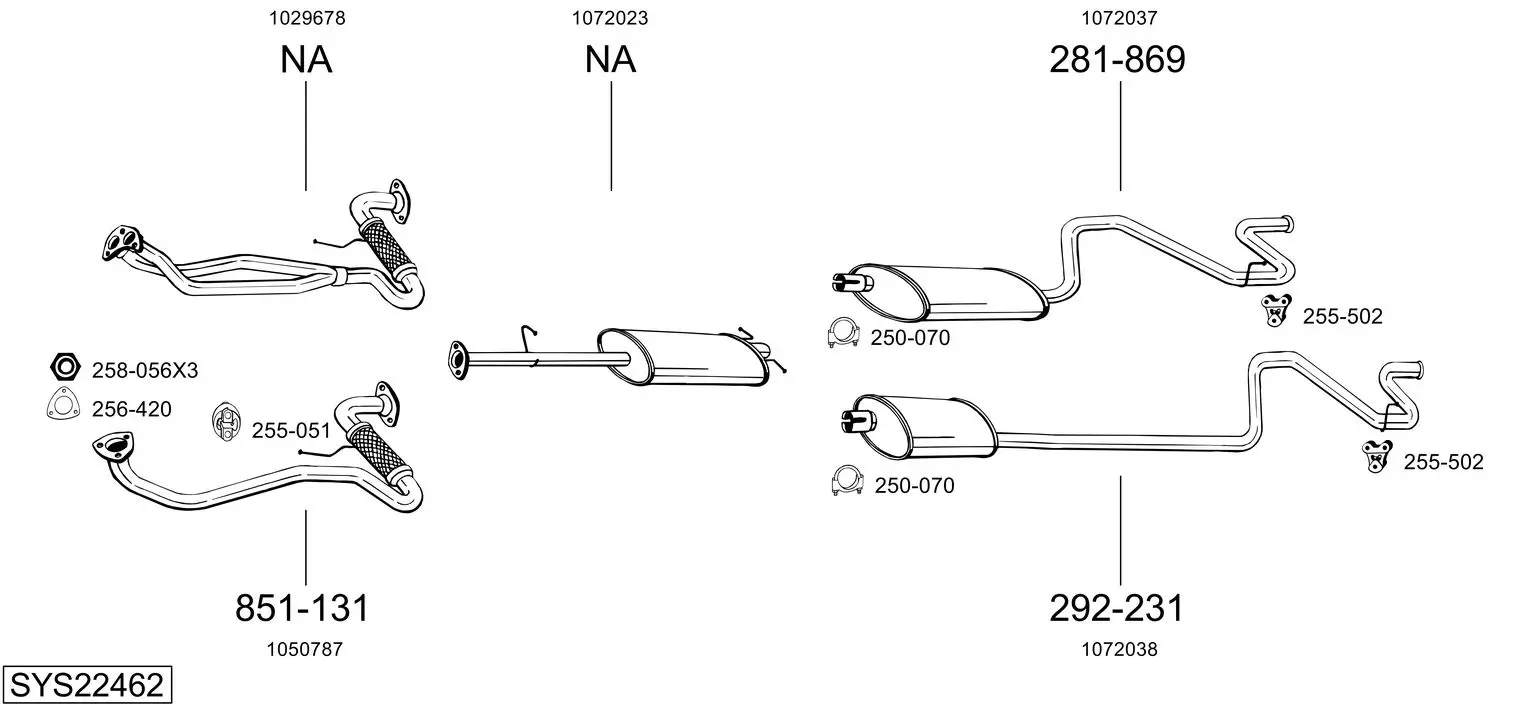 Изпускателна система BOSAL               