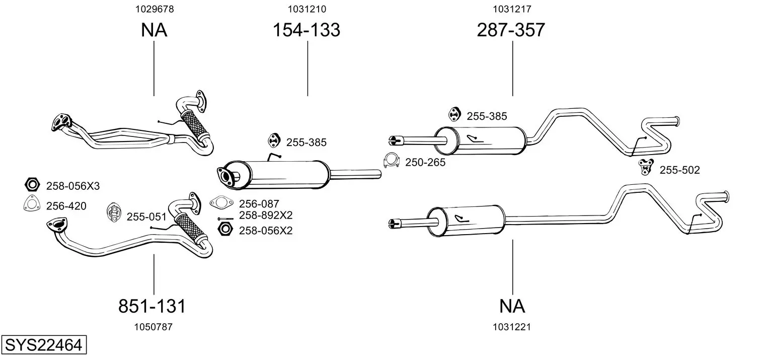 Изпускателна система BOSAL               