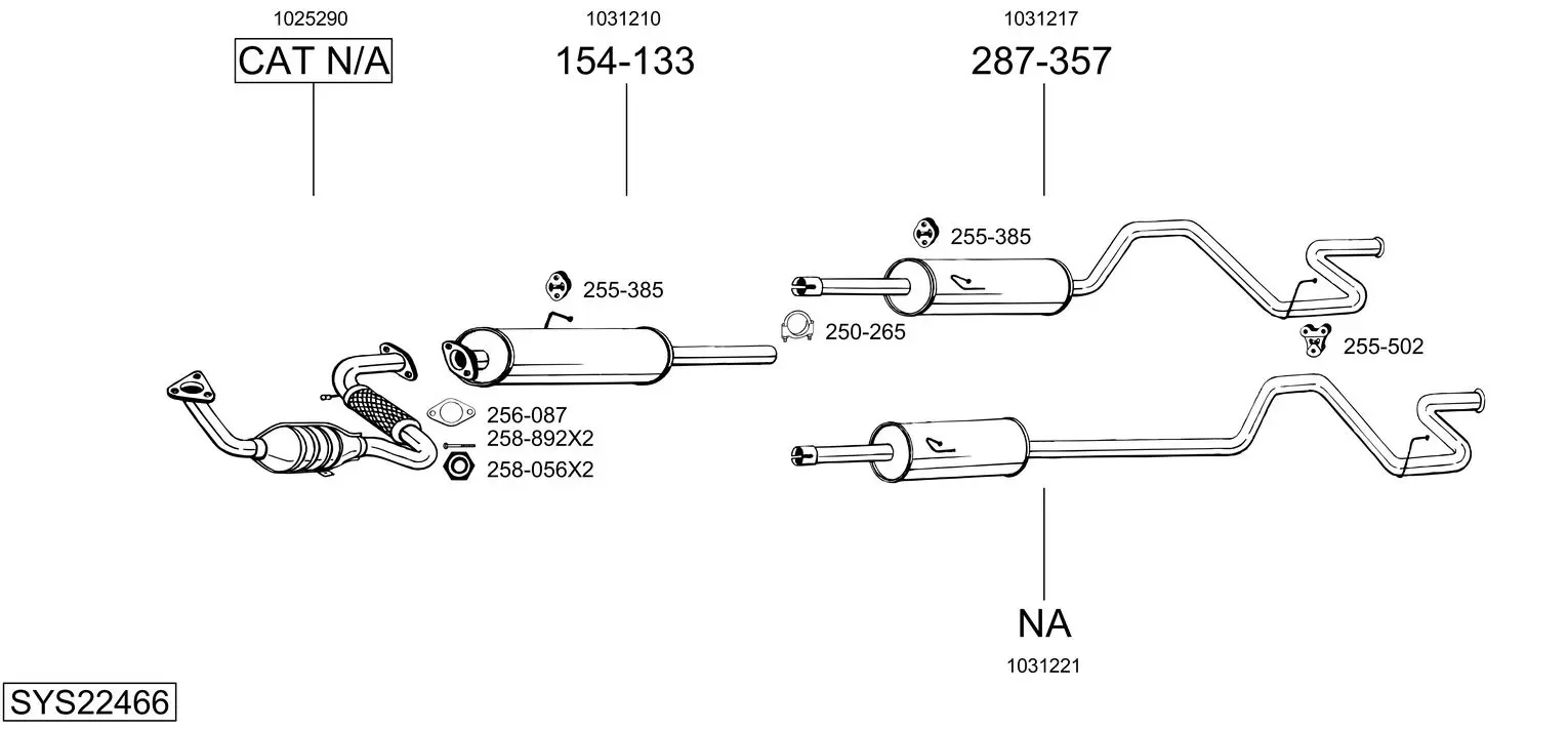 Изпускателна система BOSAL               