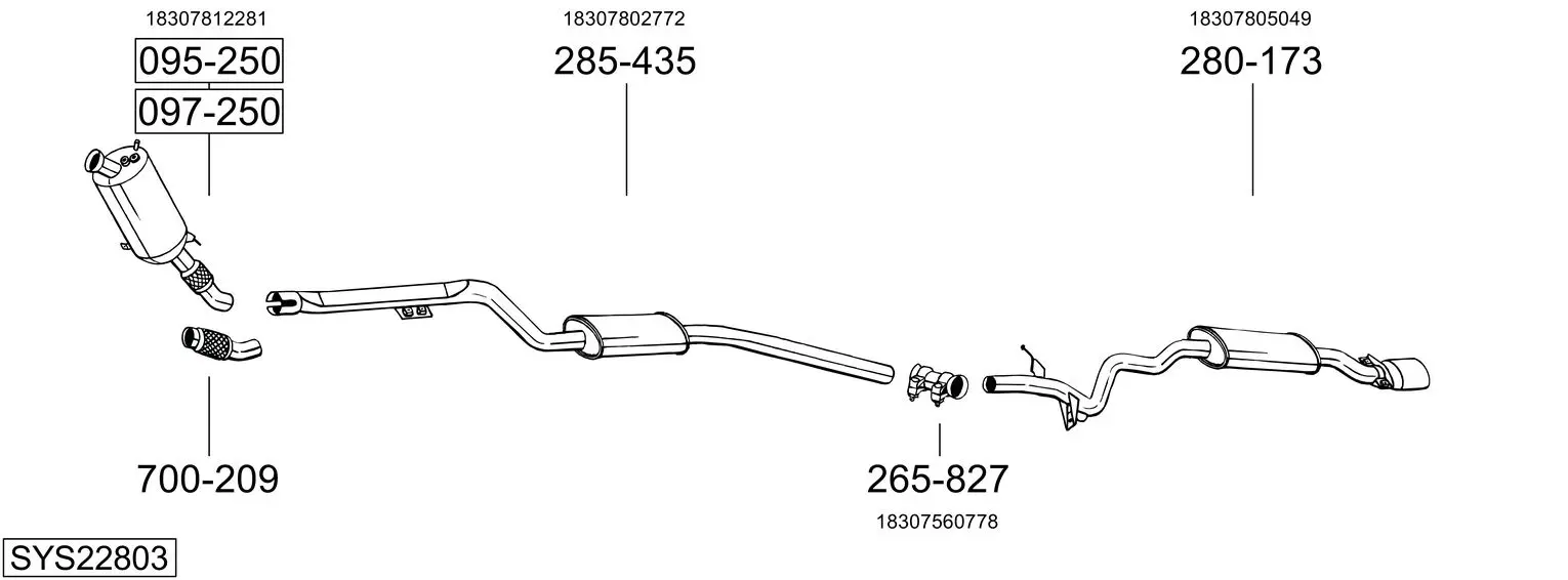 Изпускателна система BOSAL               