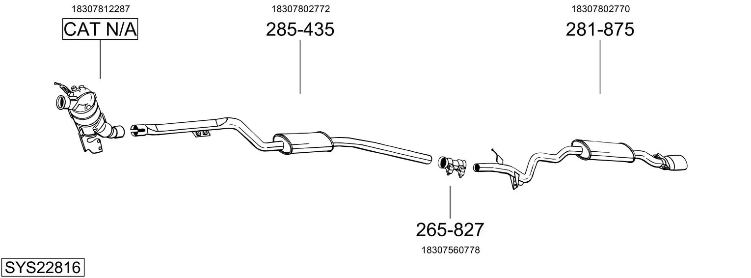 Изпускателна система BOSAL               