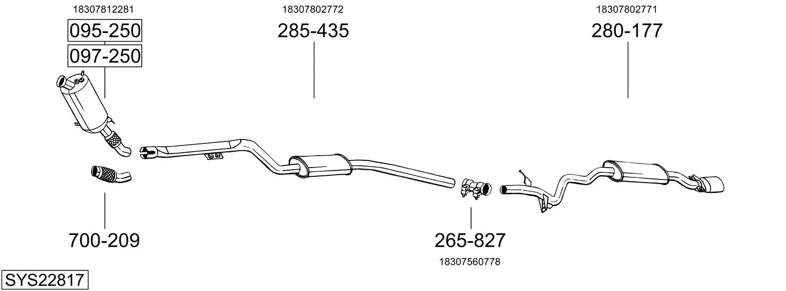 Изпускателна система BOSAL               