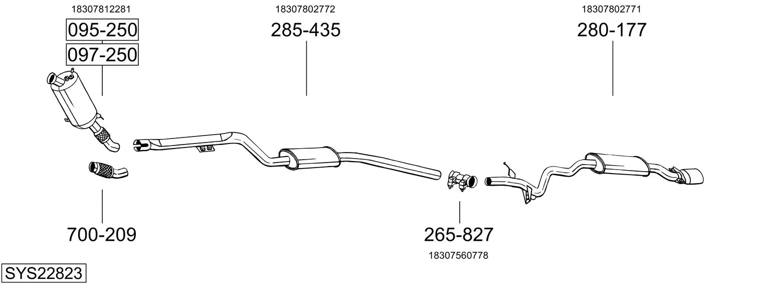 Изпускателна система BOSAL               