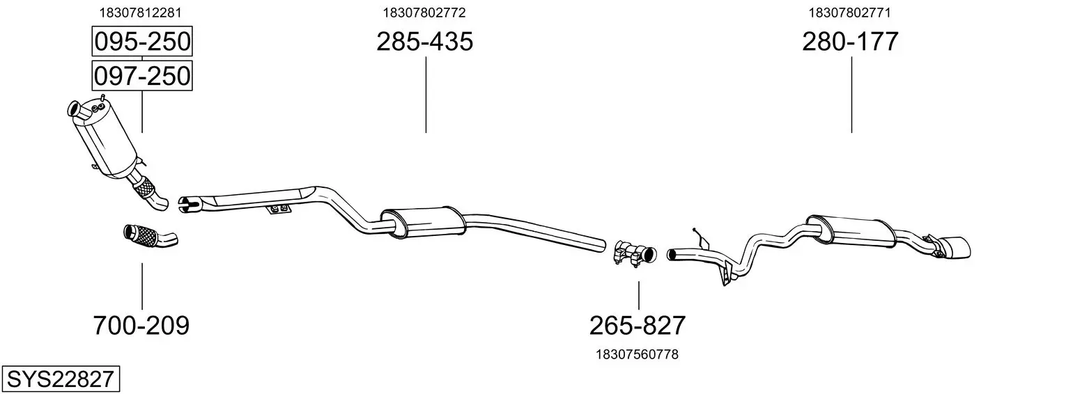 Изпускателна система BOSAL               