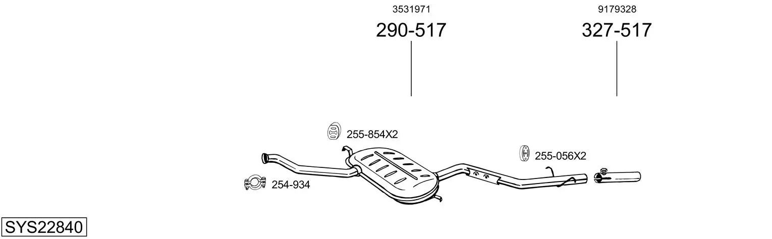 Изпускателна система BOSAL               