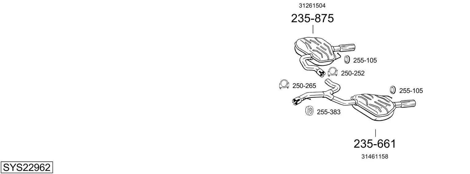 Изпускателна система BOSAL               