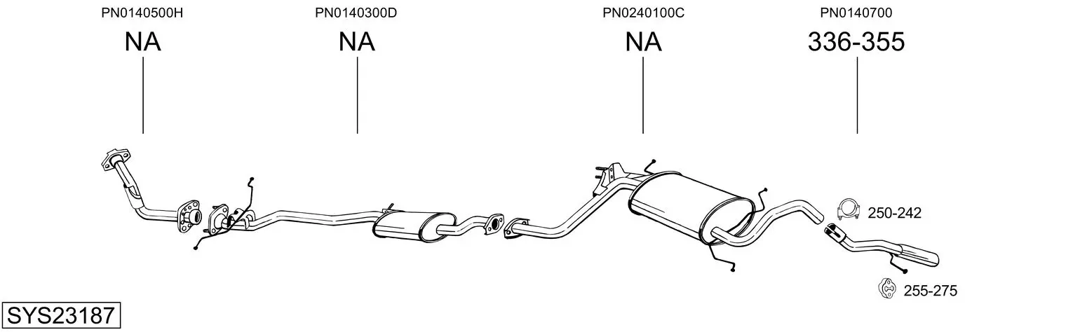 Изпускателна система BOSAL               