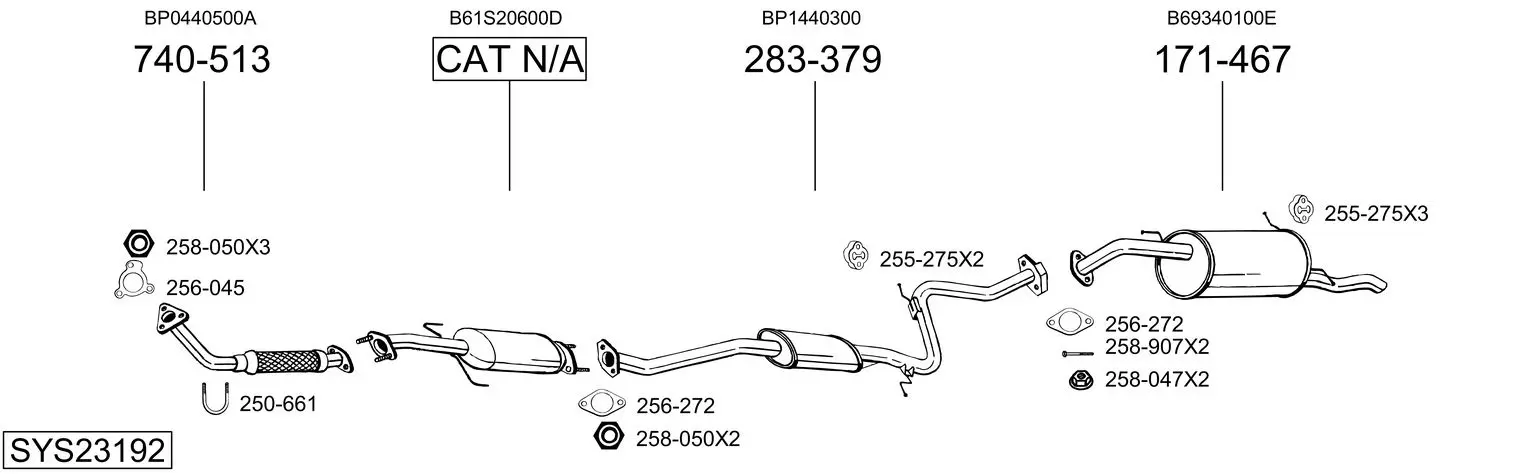 Изпускателна система BOSAL               