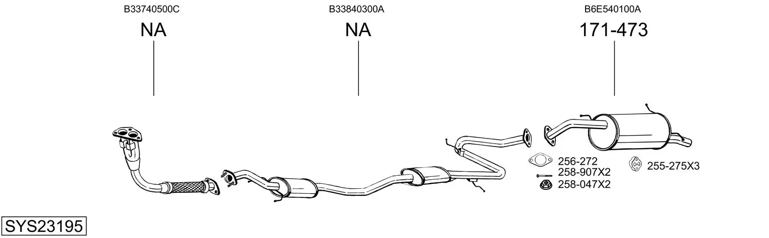 Изпускателна система BOSAL               
