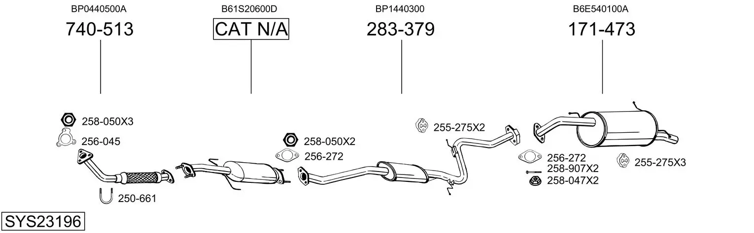 Изпускателна система BOSAL               