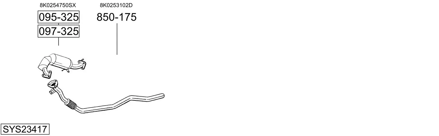 Изпускателна система BOSAL               