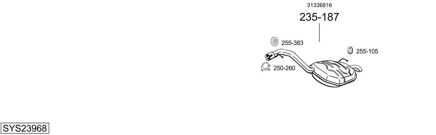 Изпускателна система BOSAL               