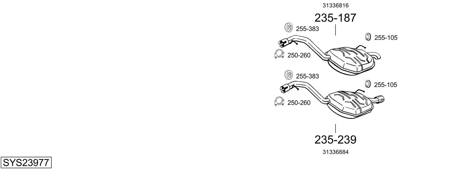 Изпускателна система BOSAL               