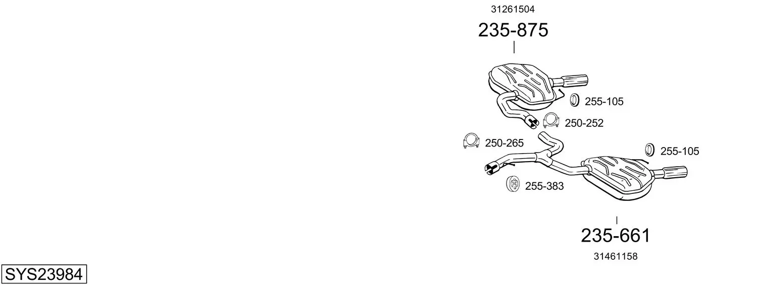 Изпускателна система BOSAL               