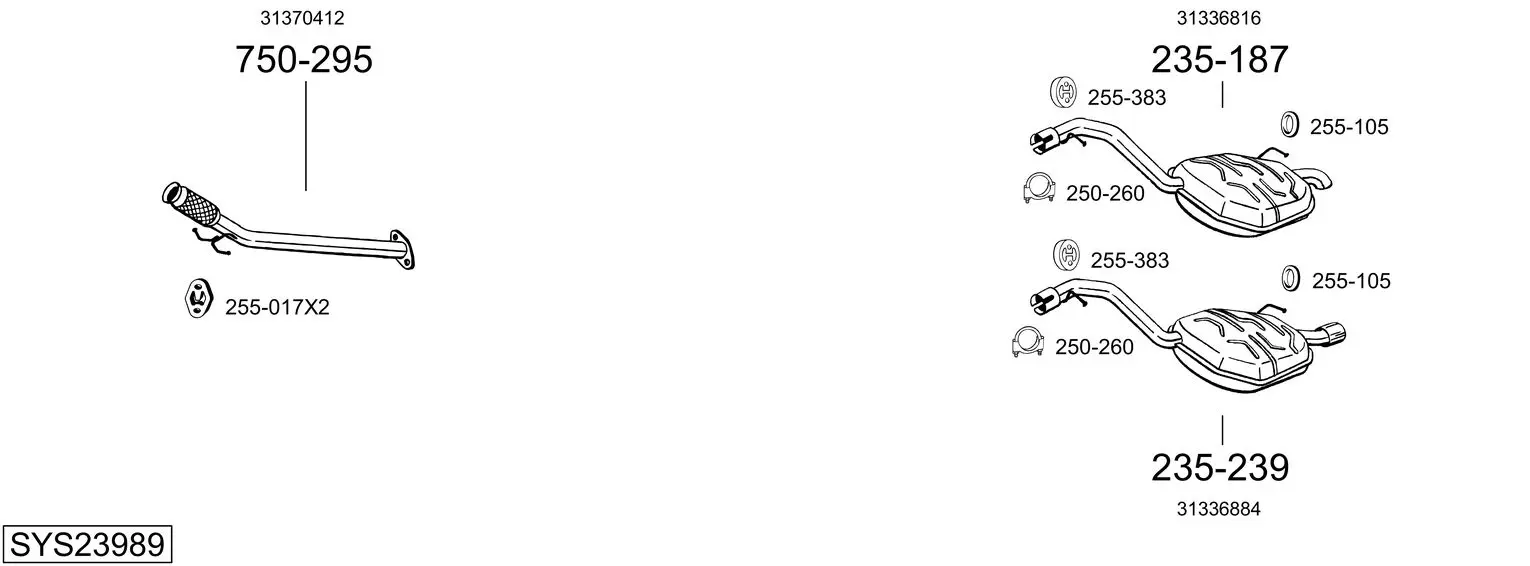 Изпускателна система BOSAL               