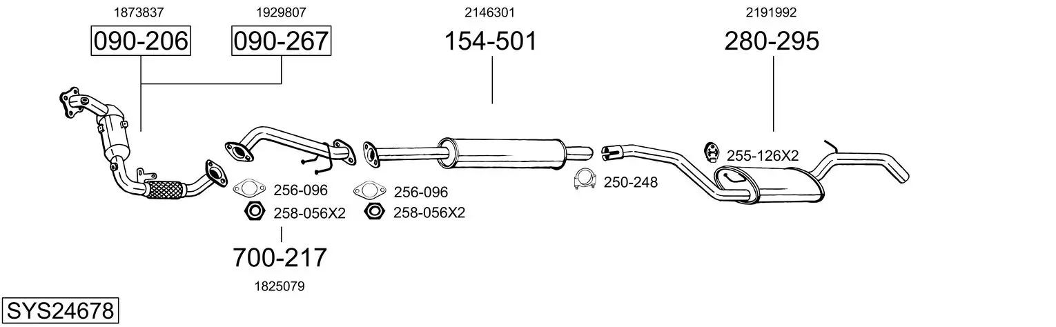 Изпускателна система BOSAL               
