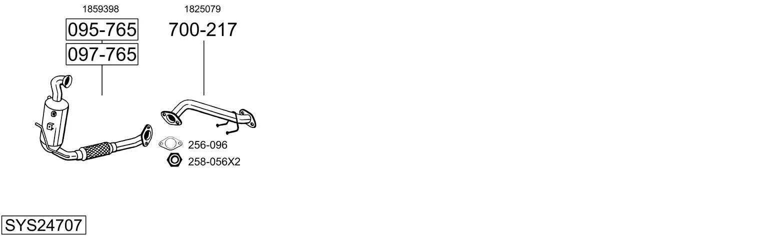 Изпускателна система BOSAL               