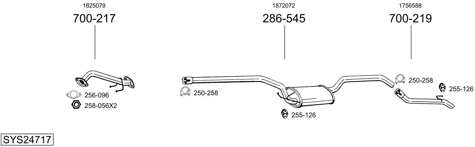 Изпускателна система BOSAL               