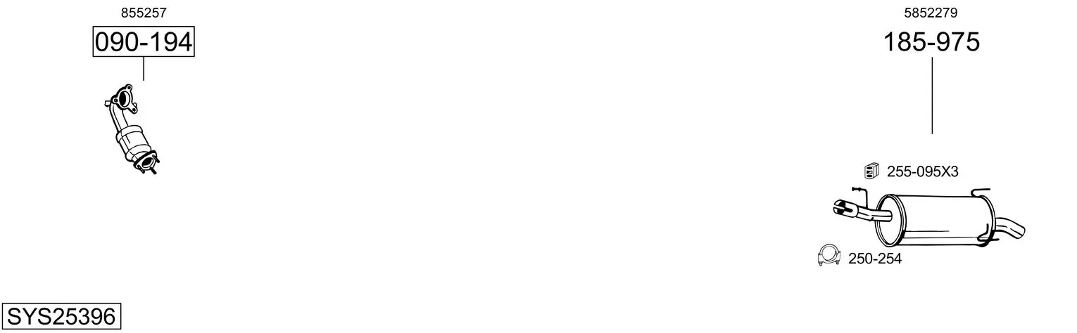 Изпускателна система BOSAL               