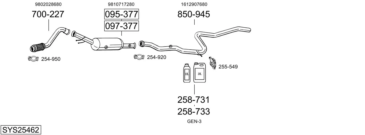 Изпускателна система BOSAL               
