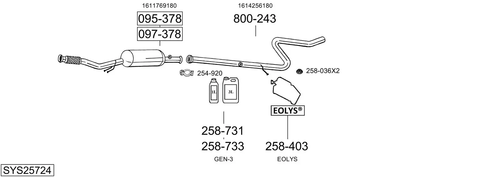 Изпускателна система BOSAL               