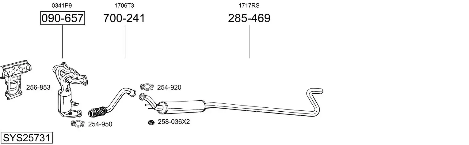 Изпускателна система BOSAL               