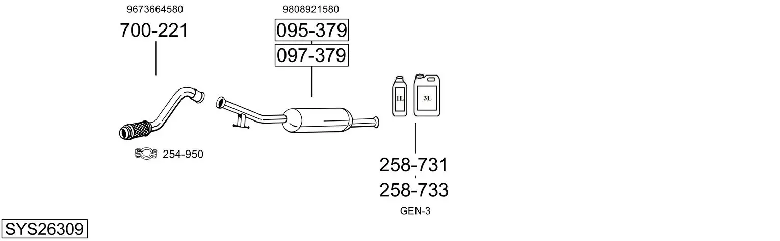 Изпускателна система BOSAL               
